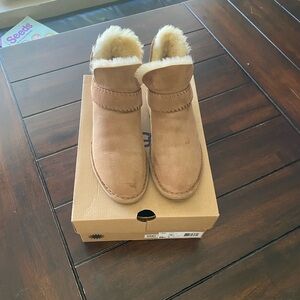 UGG McKay Chestnut Ankle Suede Booties